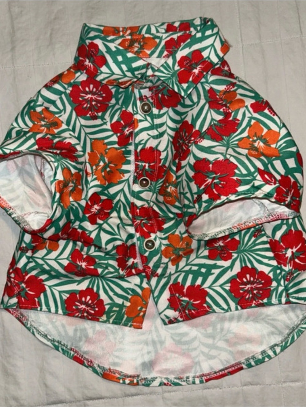 Tropical Floral Pet Shirt
